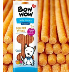 BOW WOW JELLY SNACK PRZYSMAK PALUSZKI DROBIOWE Z DYNIĄ 10szt.